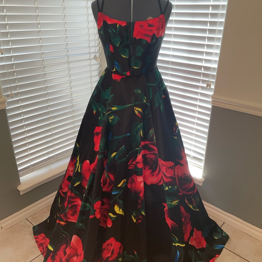 Black Floral Dress